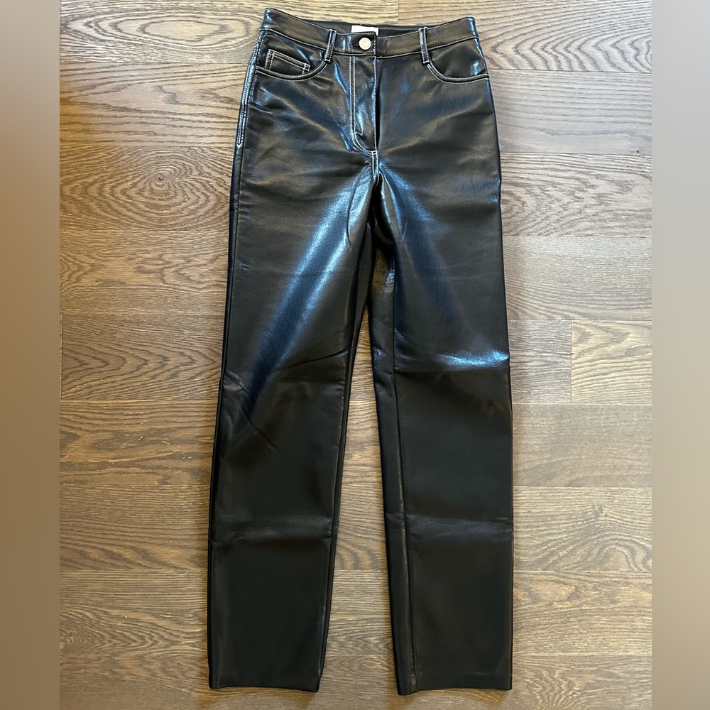 Aritzia Wilfred Melina Pant Regular Size 0 Black Birch